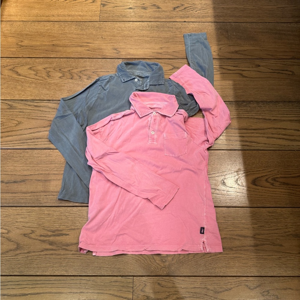 2 Long sleeve Vineyard Vines collar shirts